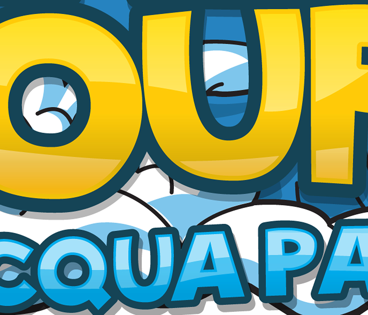 logo Logotipo Logotype acqua acquapark blue water resort club brand Stationery