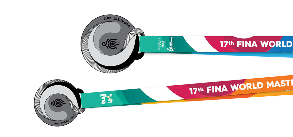 fina budapest logo brand book Corporate Identity Medal Event Design Graphasel Mascot sport