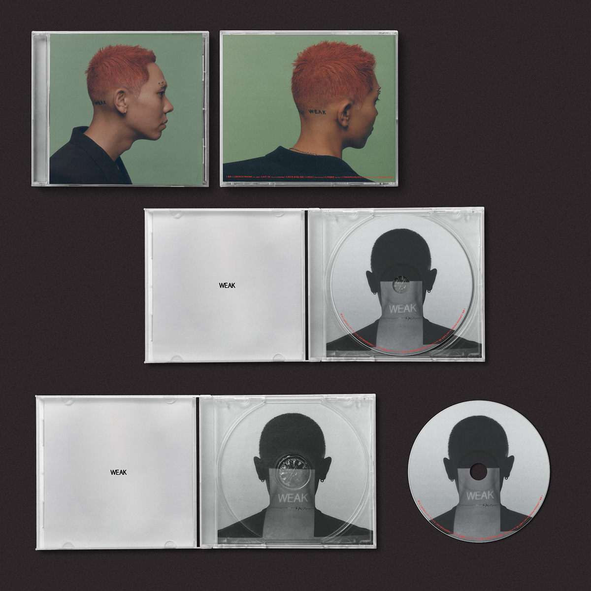 album cover kpop loco aomg typography   editorial visual design music musicpackage
