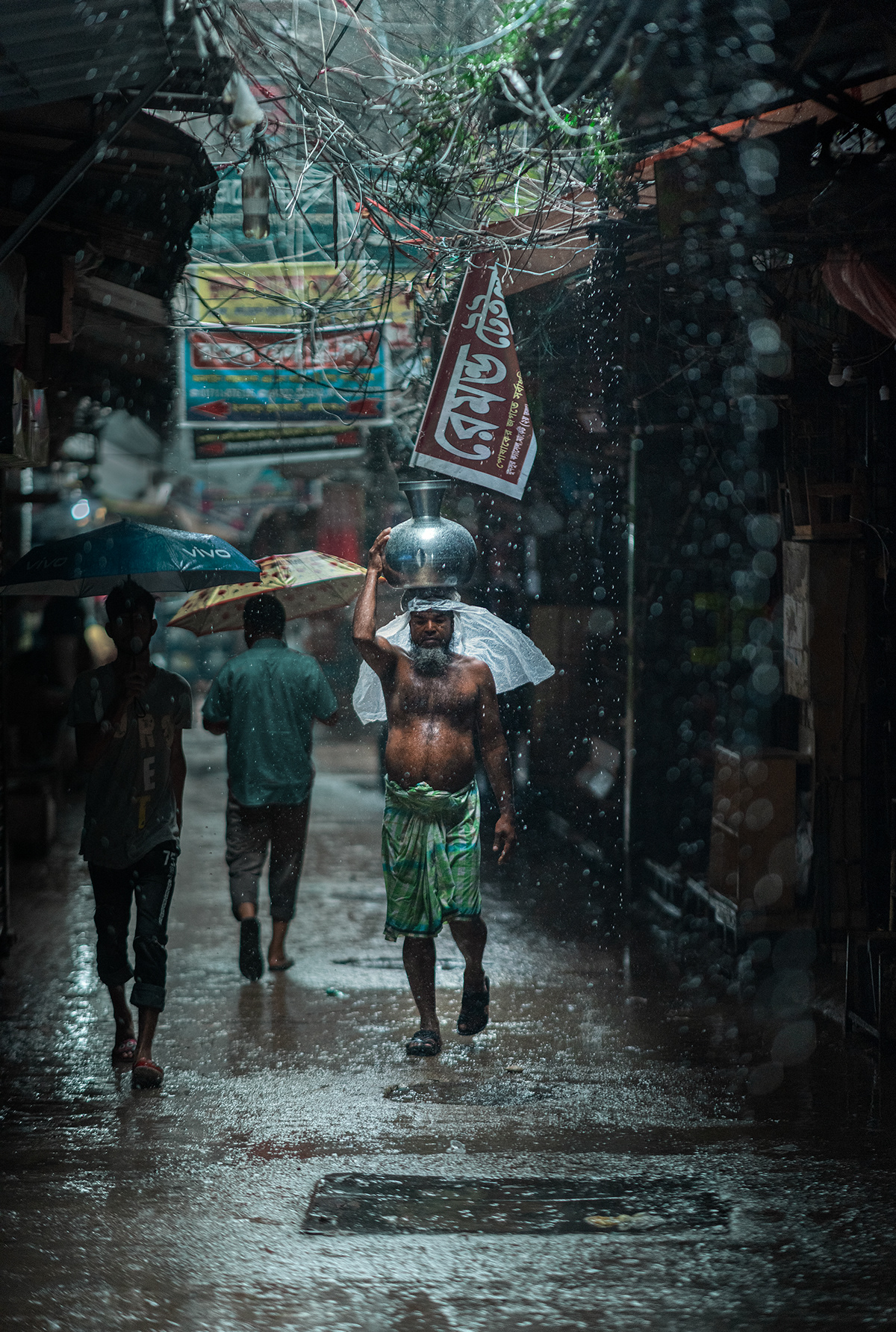 atmospheric Bangladesh colors dhaka lifestyle people rain Street street photography weather