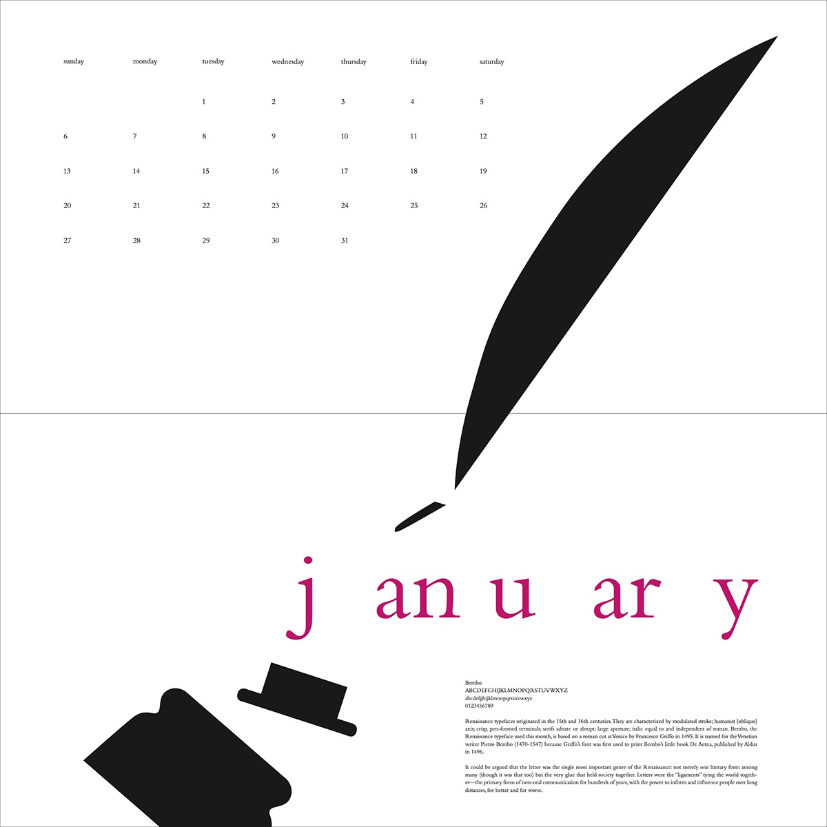 calendar communication Disconnected flat shapes 2-dimensional movement Dynamic typefaces experimental Layout