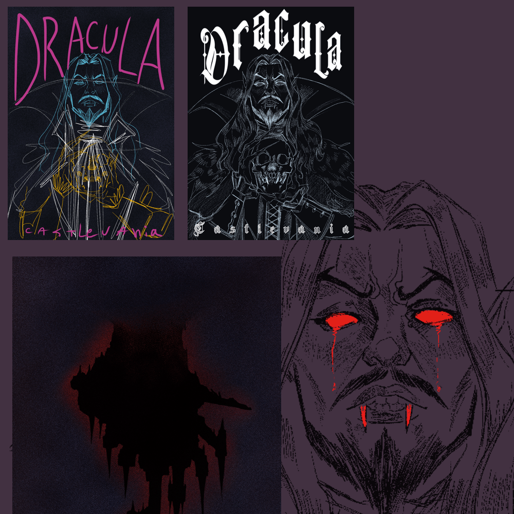 digital illustration book book design book cover bookcoverdesign dark darkart Castlevania vampire dracula