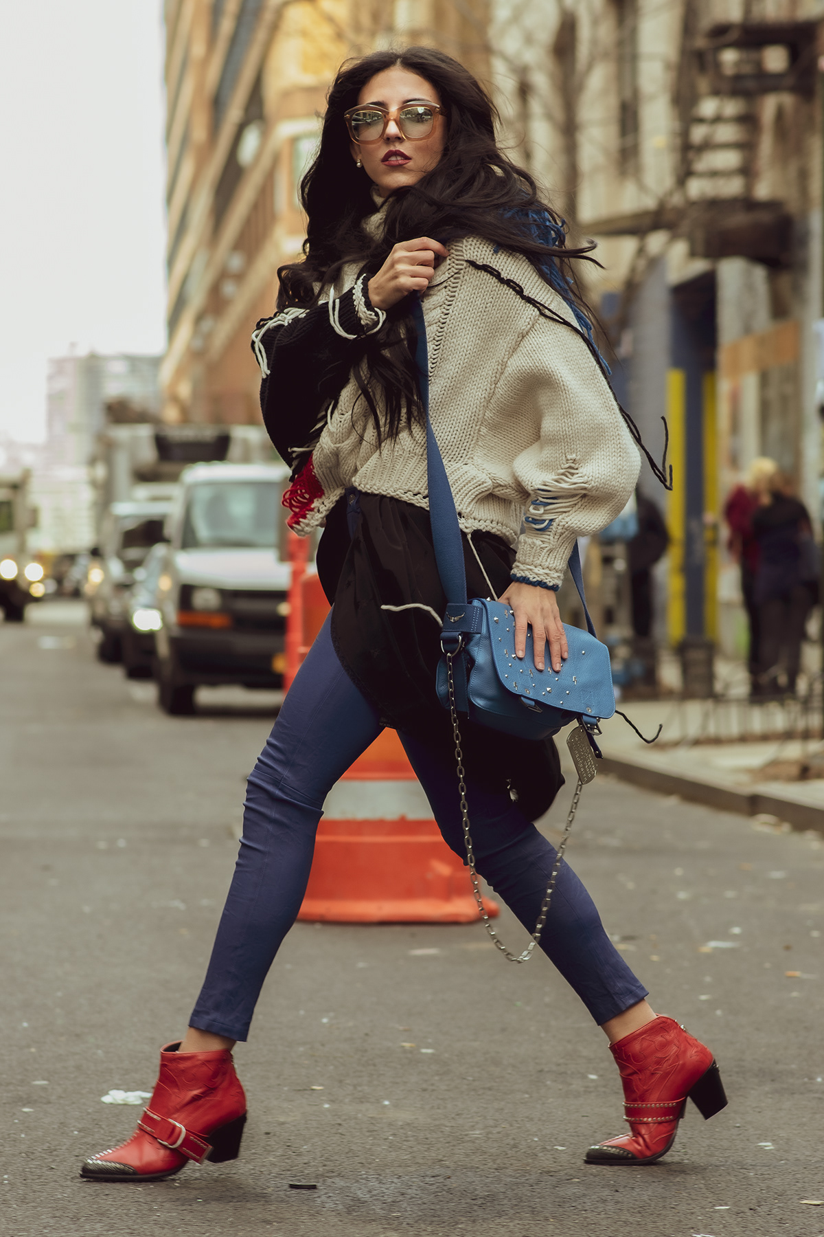 Fashion  Hadia Ghaleb modeling newyork NYFW NYFW Photographers zadig & voltaire Zadig&Voltaire