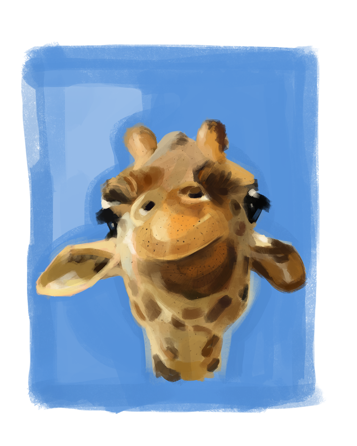 Adobe Portfolio giraffe