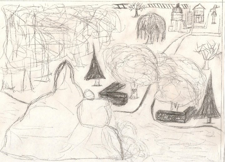the visit Maurice Valency Peter Schifferli Verlag Theatre dramatic arts WFU Theatre design thumbnails rendering concept design Design and Production THE 150 Cam M. Roberts cameron roberts cam roberts