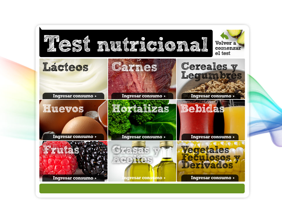 nutricion  test nutricional