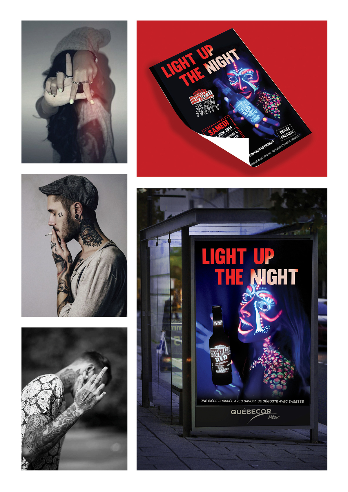 Adobe Photoshop campagne publicitaire concept