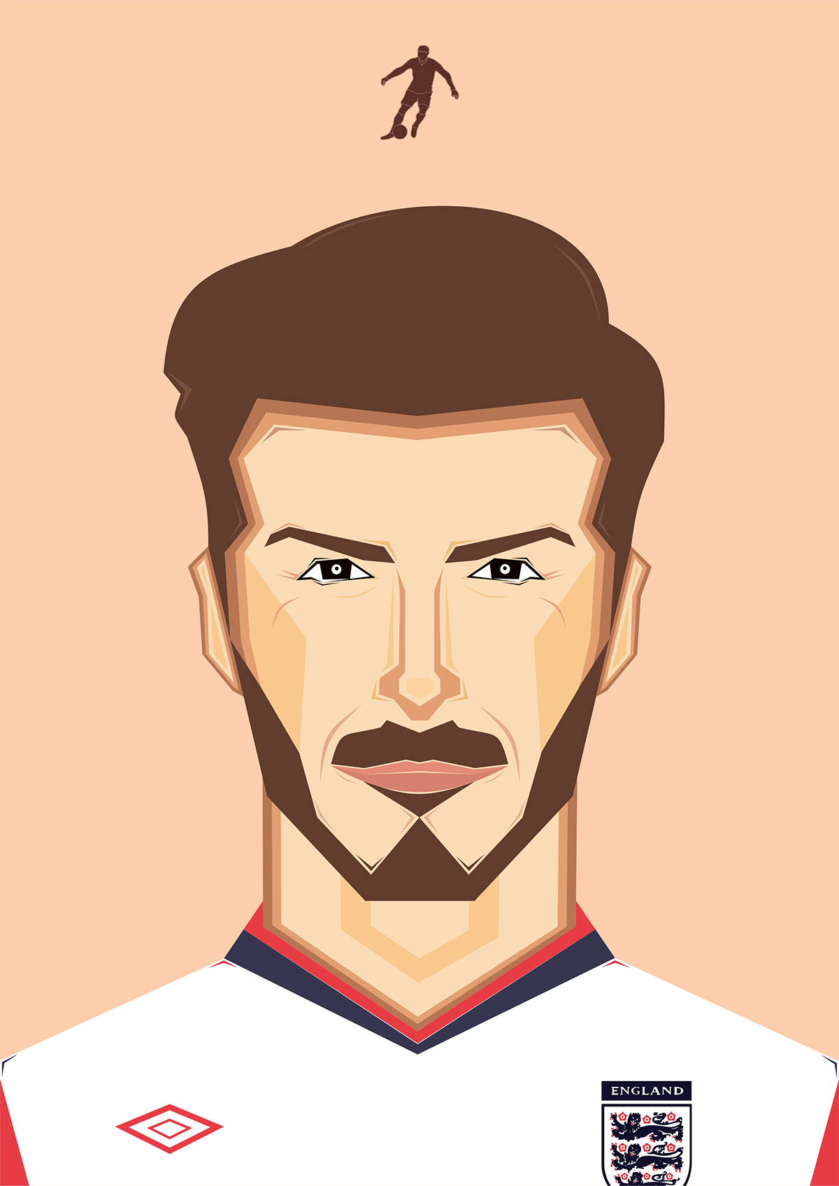 David Beckham / illustration on Behance