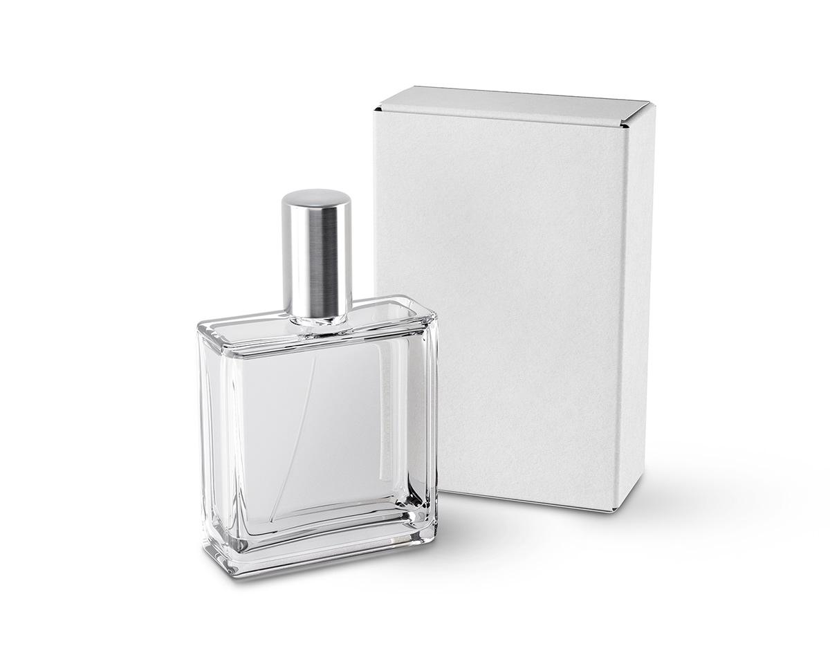 bottle branding  cologne design free mockup  glass Packaging paper box perfume print