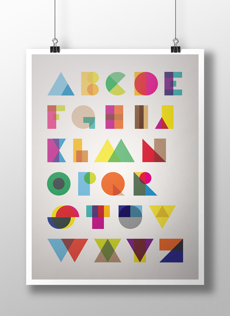 geometric type Typeface leters lettering design tipografia geometria fuente geometrico colores colorful