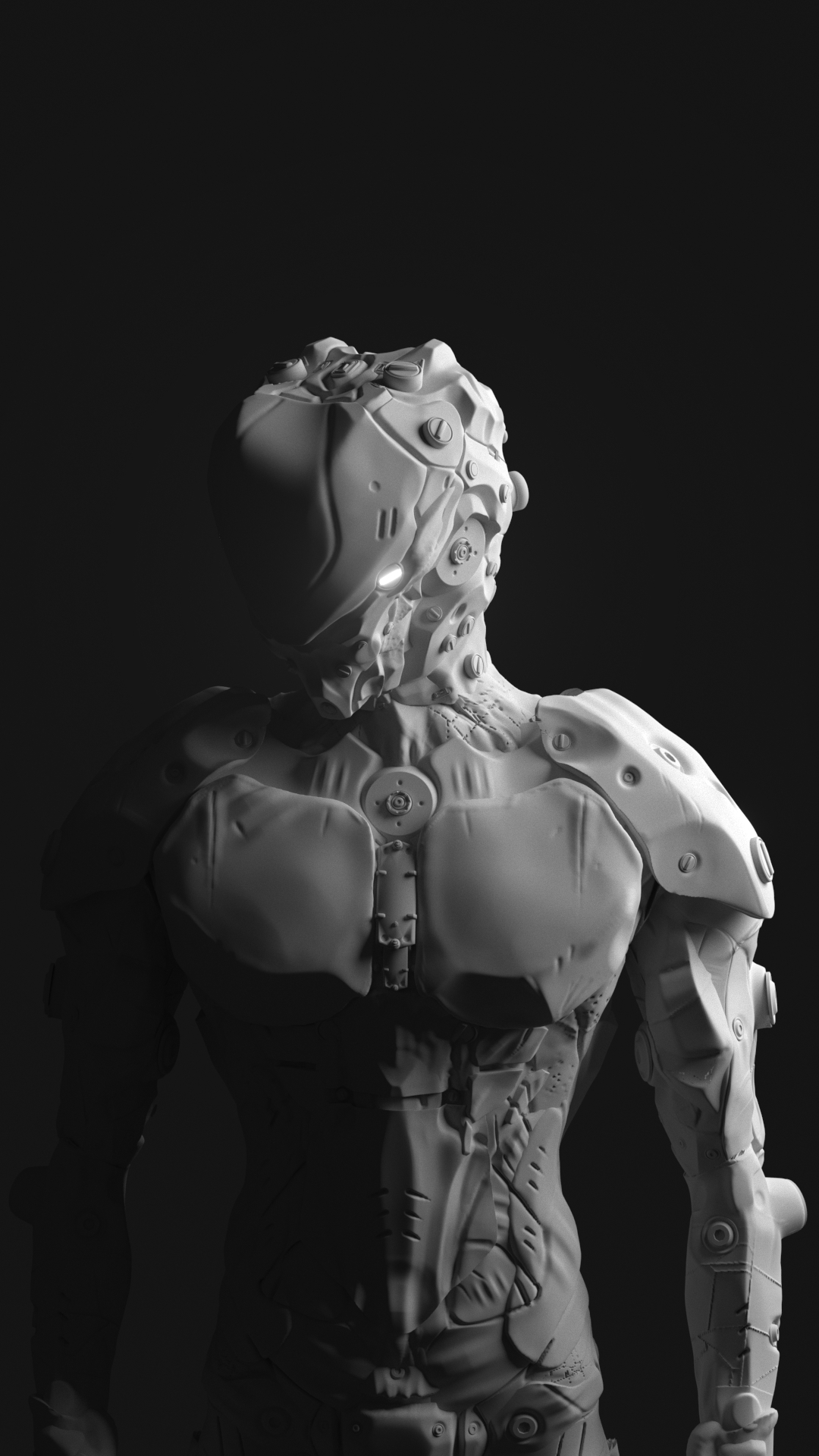 Zbrush soldier concept art Character design  3dmodel robot Military droid corona renderer 3dsmax