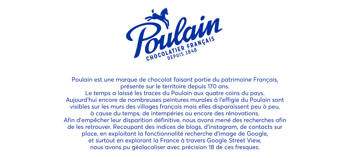 ancien campagne chocolat france fresques maison photo poulain publicité Vieux