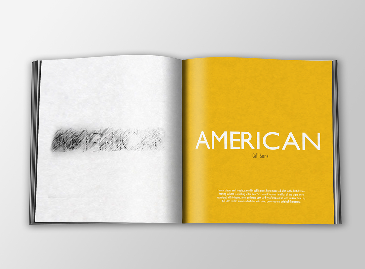 Wall street history Typeface book