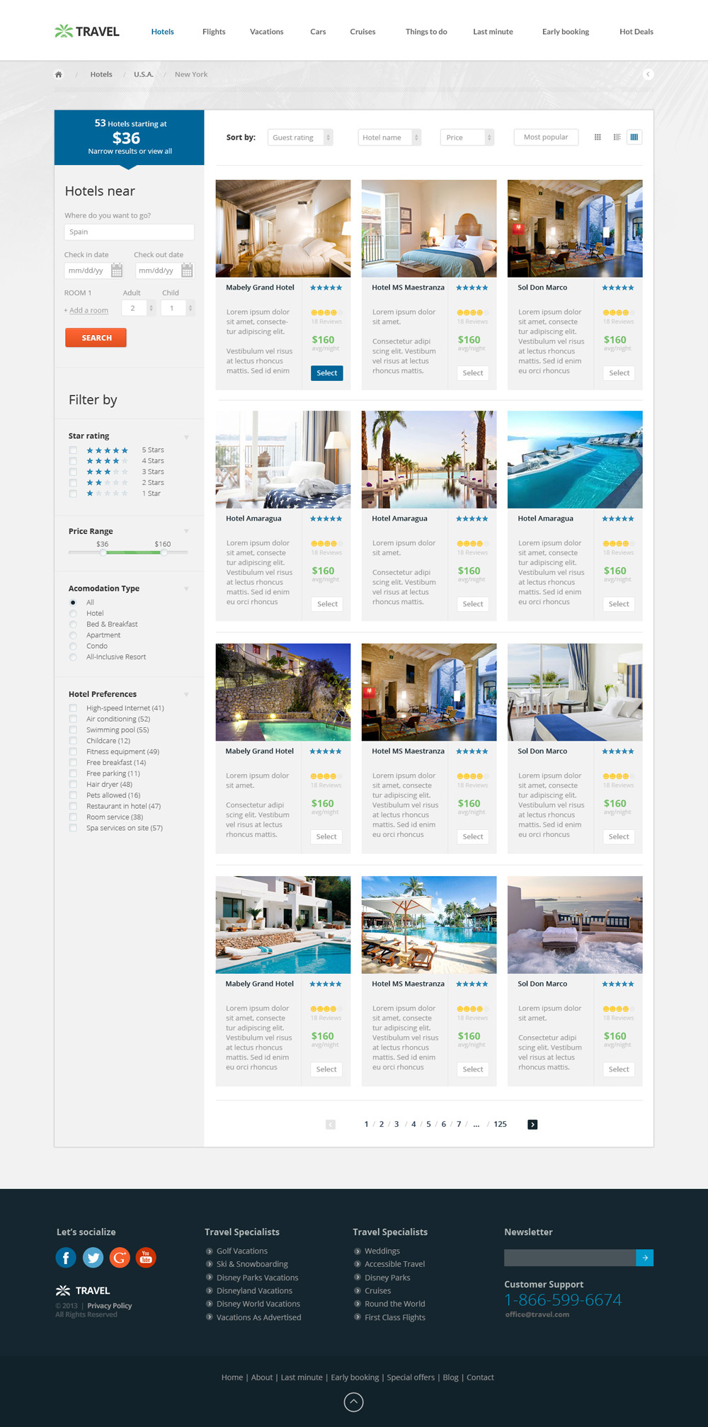 Booking Cruises Deals early booking Flights hotels last minute psd template rates real estate Rent a Car room things to do travel agency