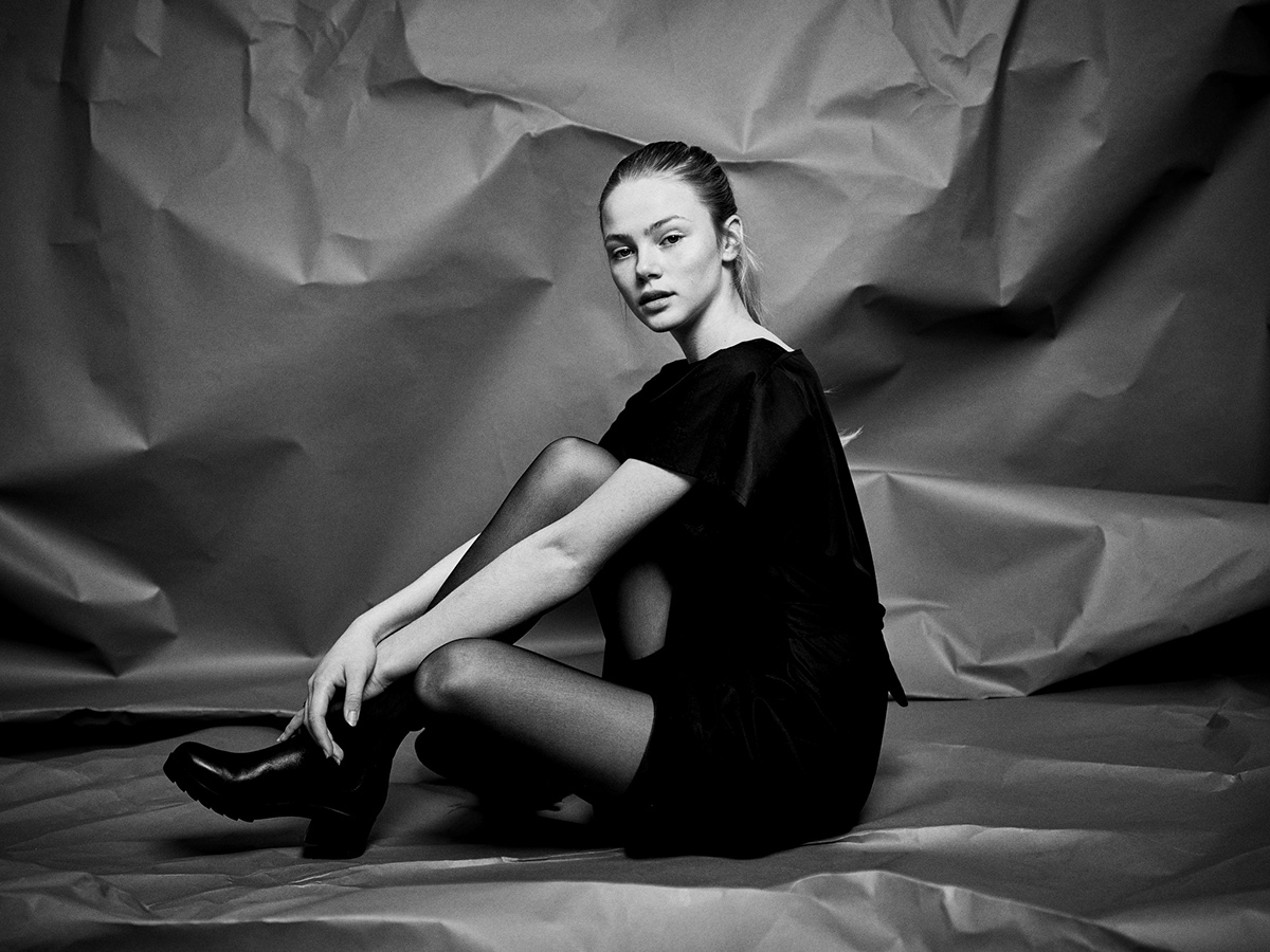 portrait Fashion  Testshoot bnw blackandwhite couture modeltest editorial