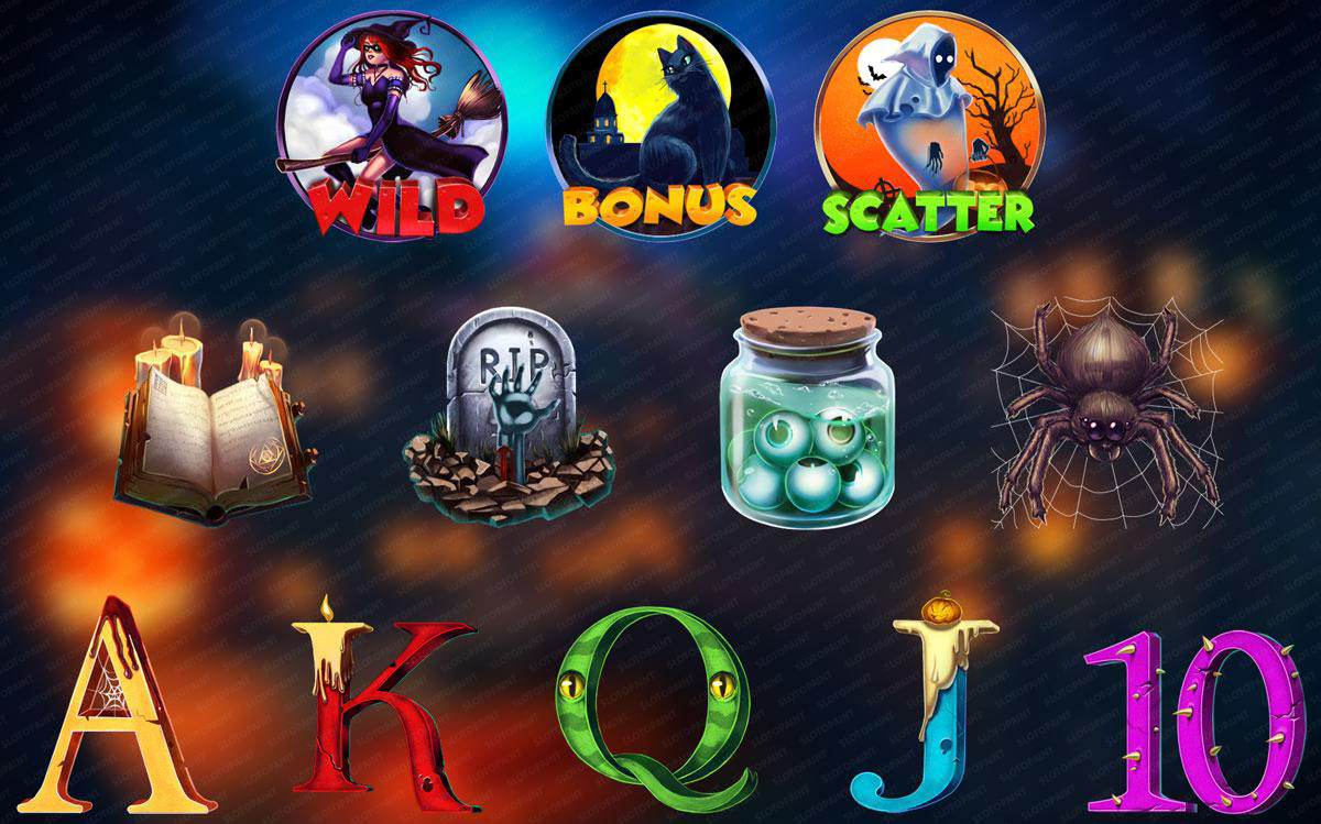 online slot slot game game design  design slot slot art Casino games Casino Game game slot Halloween All Saints Day