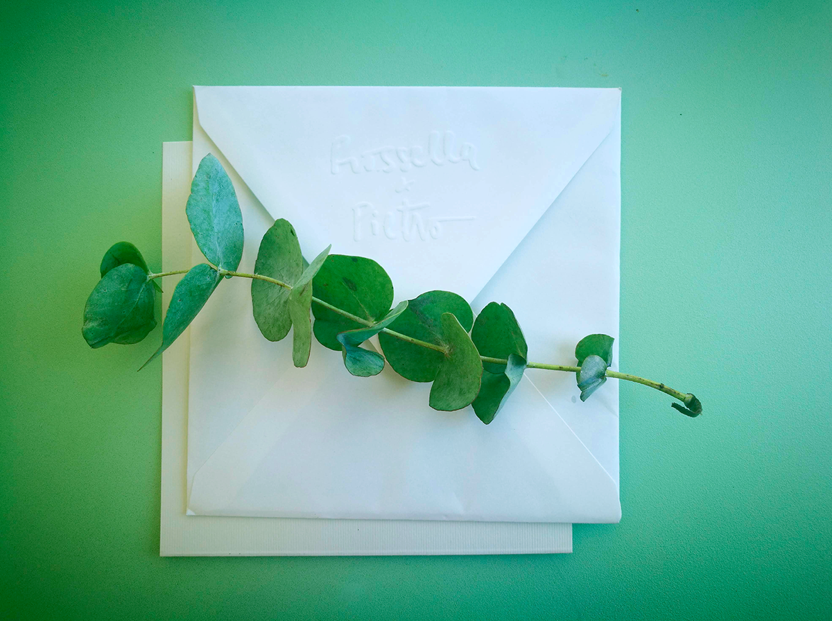 wedding invitations ILLUSTRATION  watercolor leaf leaves eucalyptus green handmade Indian Wells