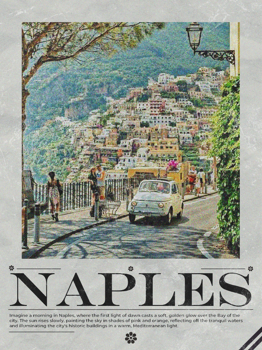 Aesthetic Poster of Naples