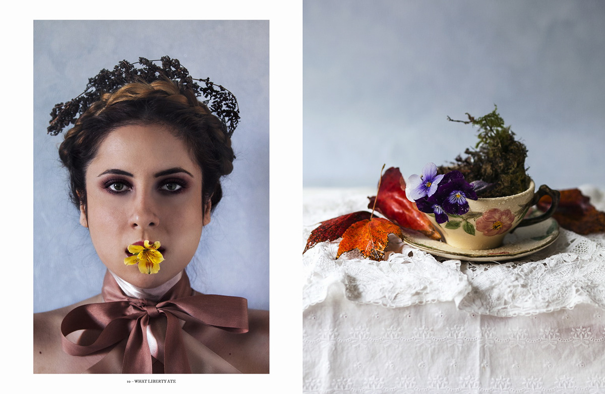 what liberty ate magazine food photography contemporary photography modern art feminine light summer styling 
