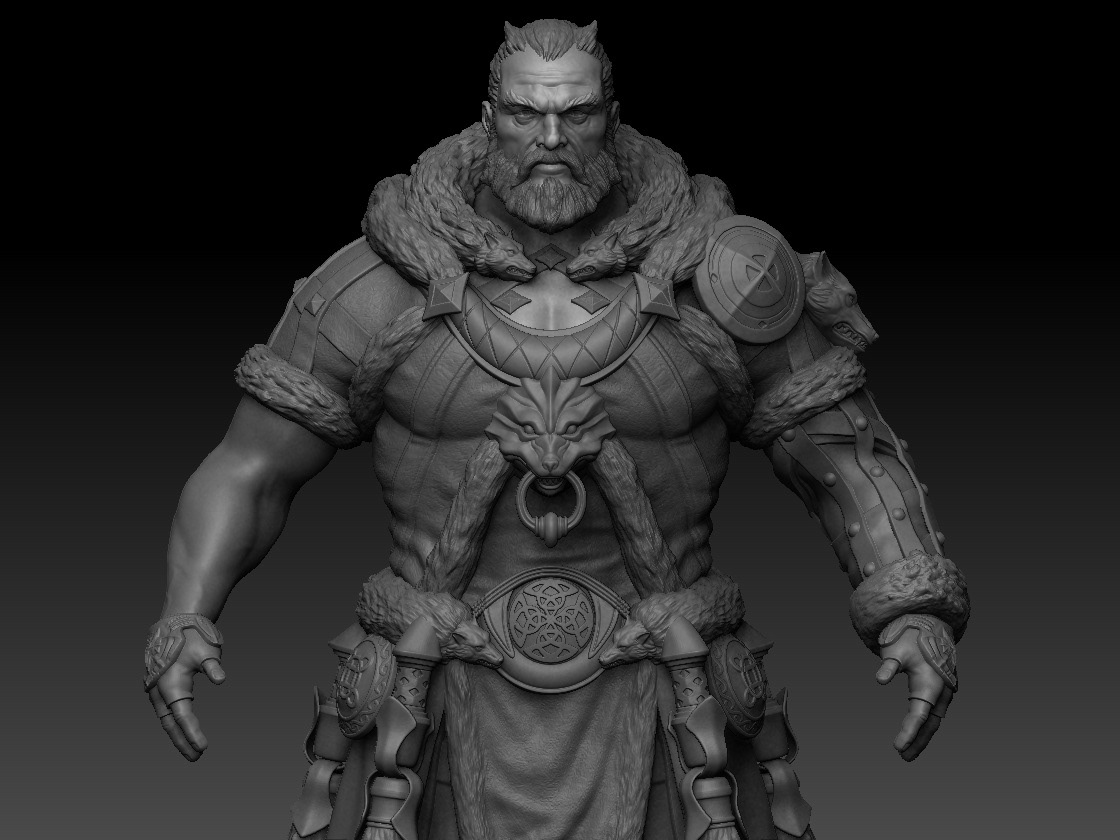 3D Character  ZBrush  game character  Game Art  fantasy