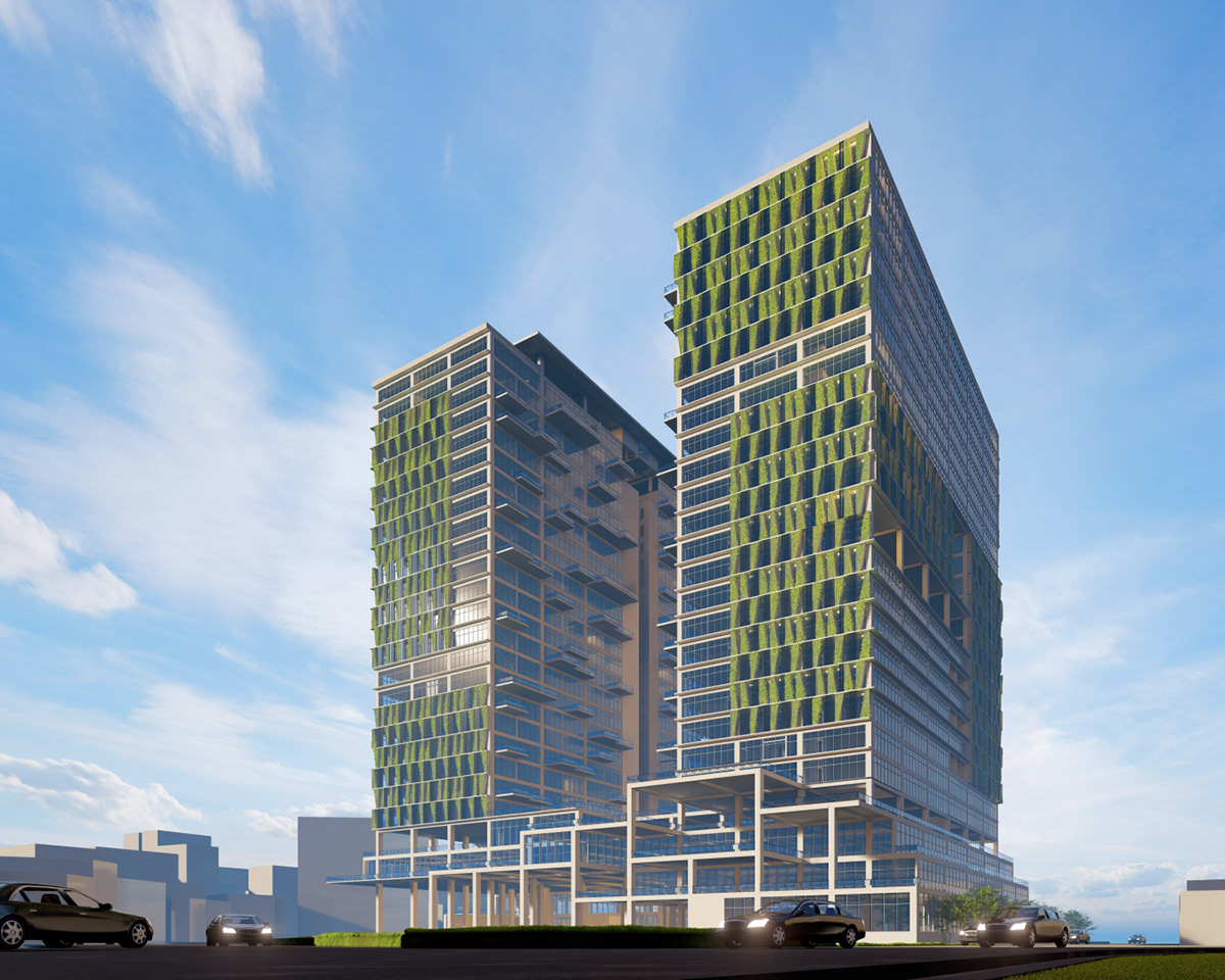 hotel luxury highrise tower visualization archviz lumion Render architecture 3D