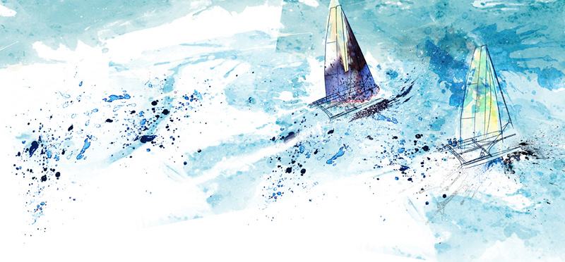 America's Cup sailing magazine editorial ink water boat cover publishing   movement Ocean sea catamaran