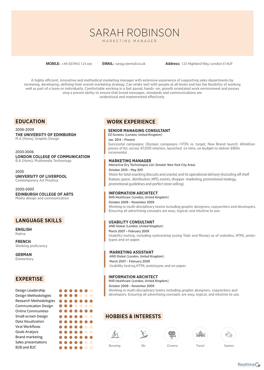 CV Resume cv design resume design creative CV marketing resume marketing cv