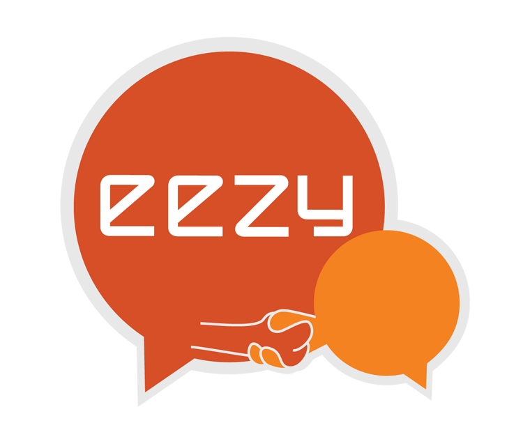 q&a  Eezy orange Character bubble talk  cute