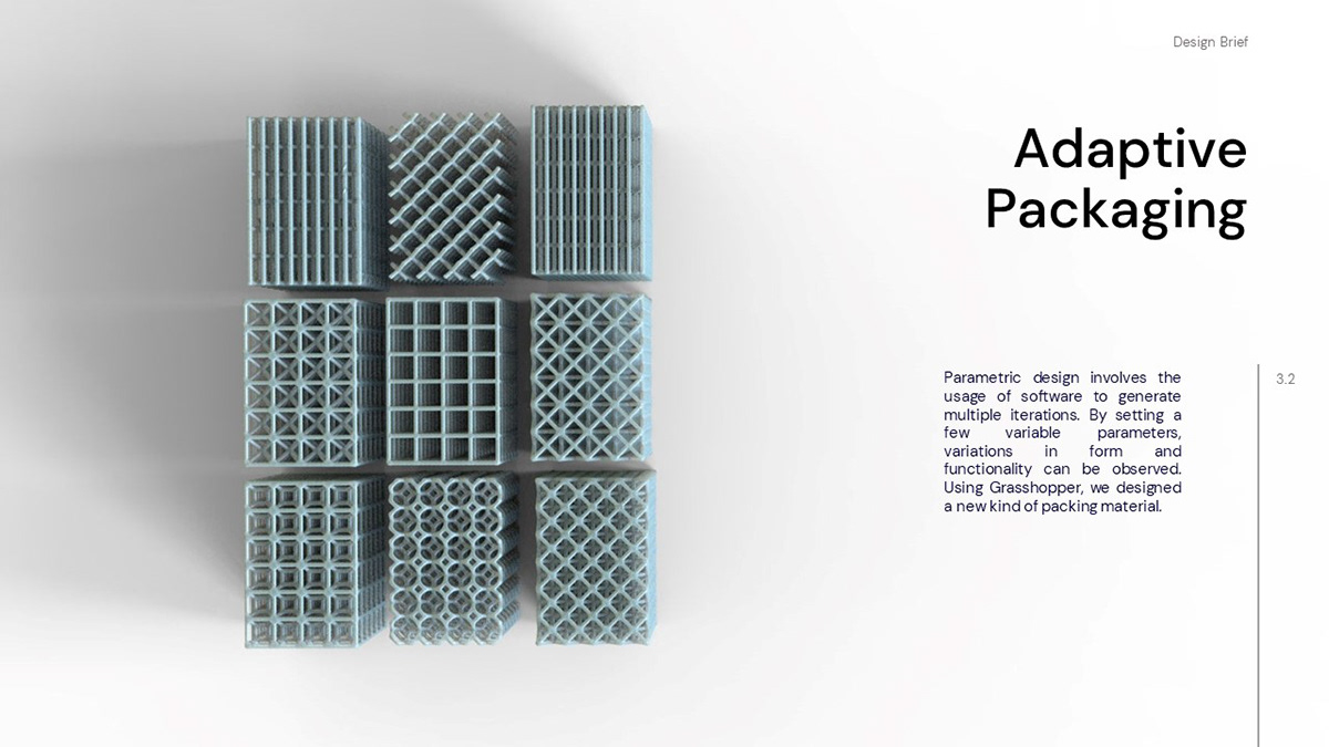 3d printing generative design packaging design parametric design prototype