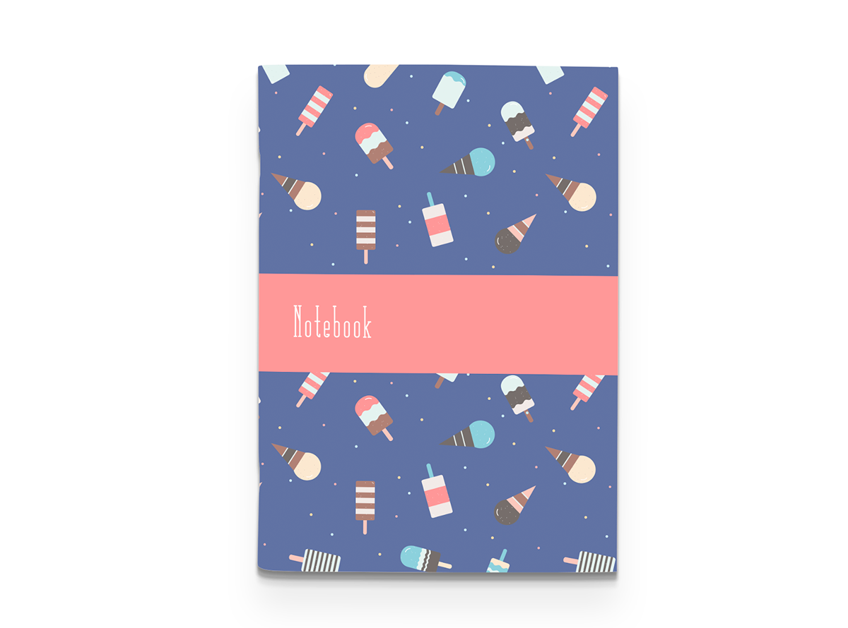notebook notebook design quirky Popsicles