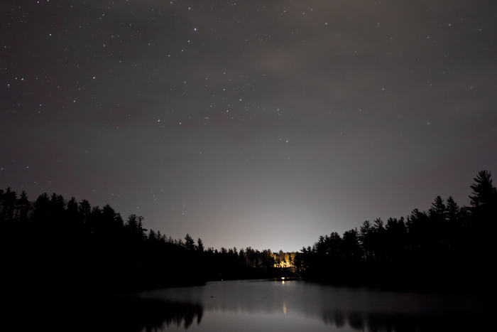 Landscape Lake Superior night photography