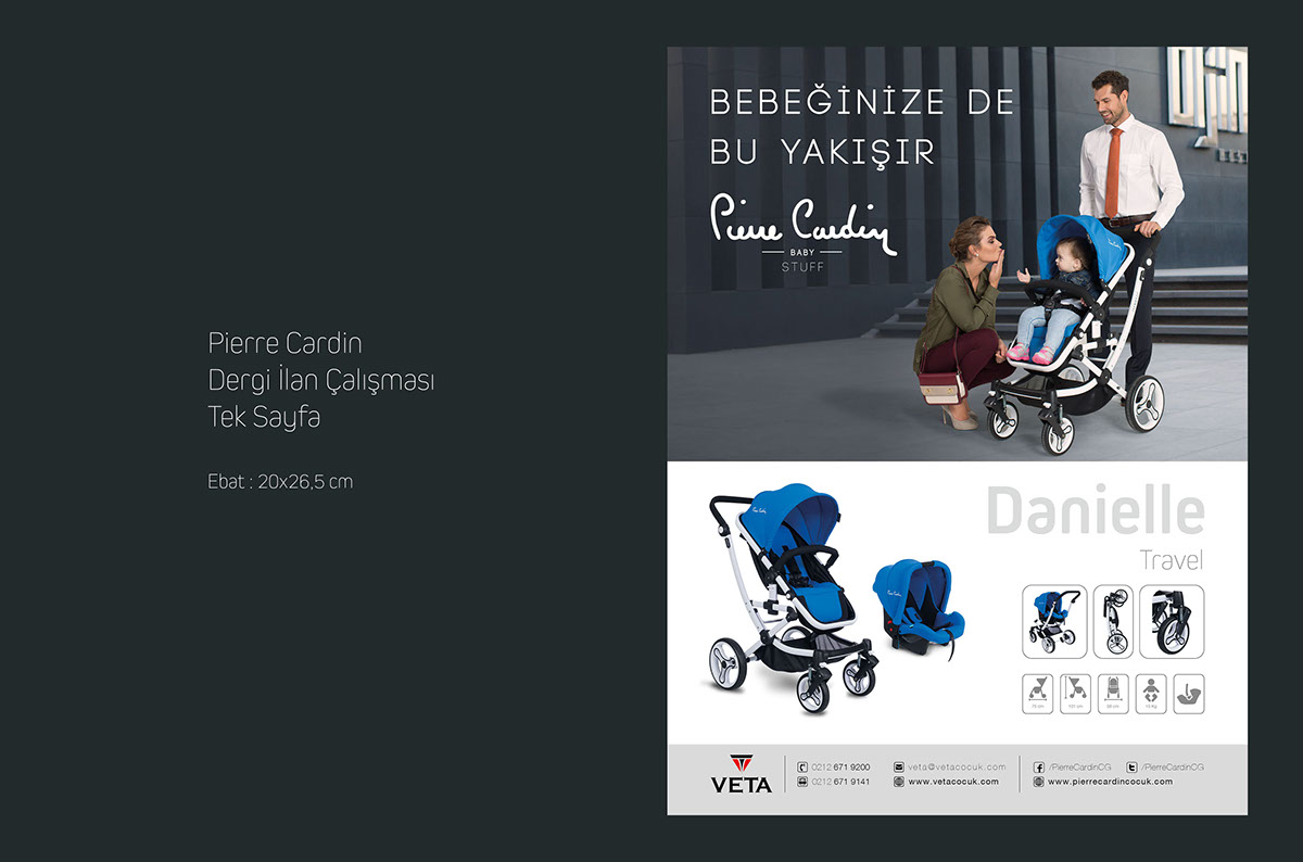 Pierre Cardin Bebek Gereçleri dergi ilan