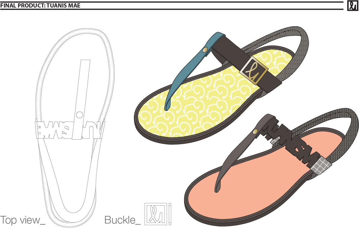 sandal footwear Style product pattern