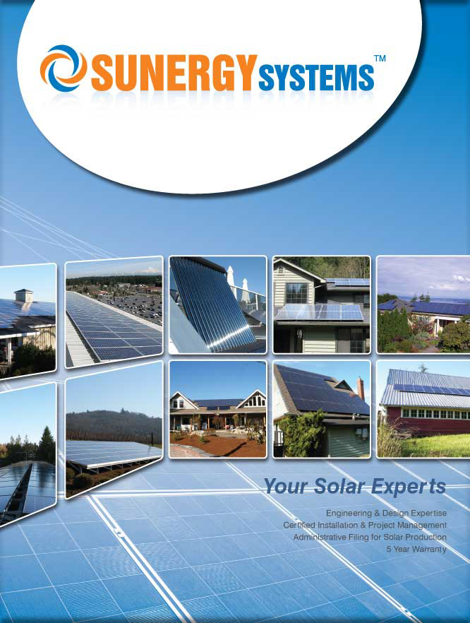 Sunergy Systems solar power Solar energy solar marketing marketing materials Television commercials Radio Commercials solar flyers solar postcards solar sales materials