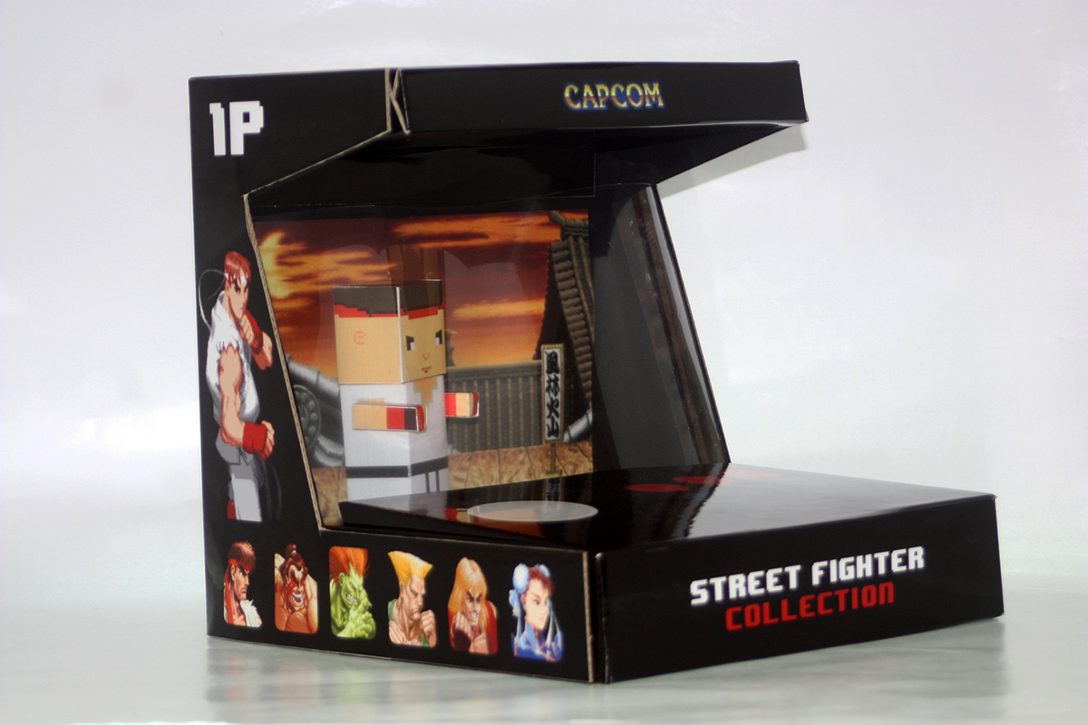STREET FIGHTER Collection box set 8-bit arcade Videogames Elvis Fuentes  pixel pixeles Games box art