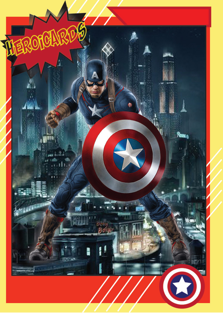 Marvel Trading Cards on Behance In Superhero Trading Card Template