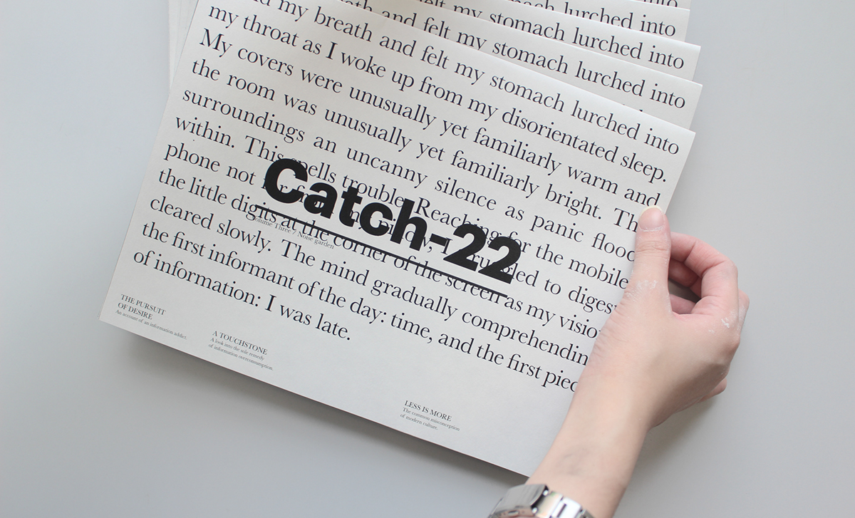 Catch-22 singapore editorial slow slow life time