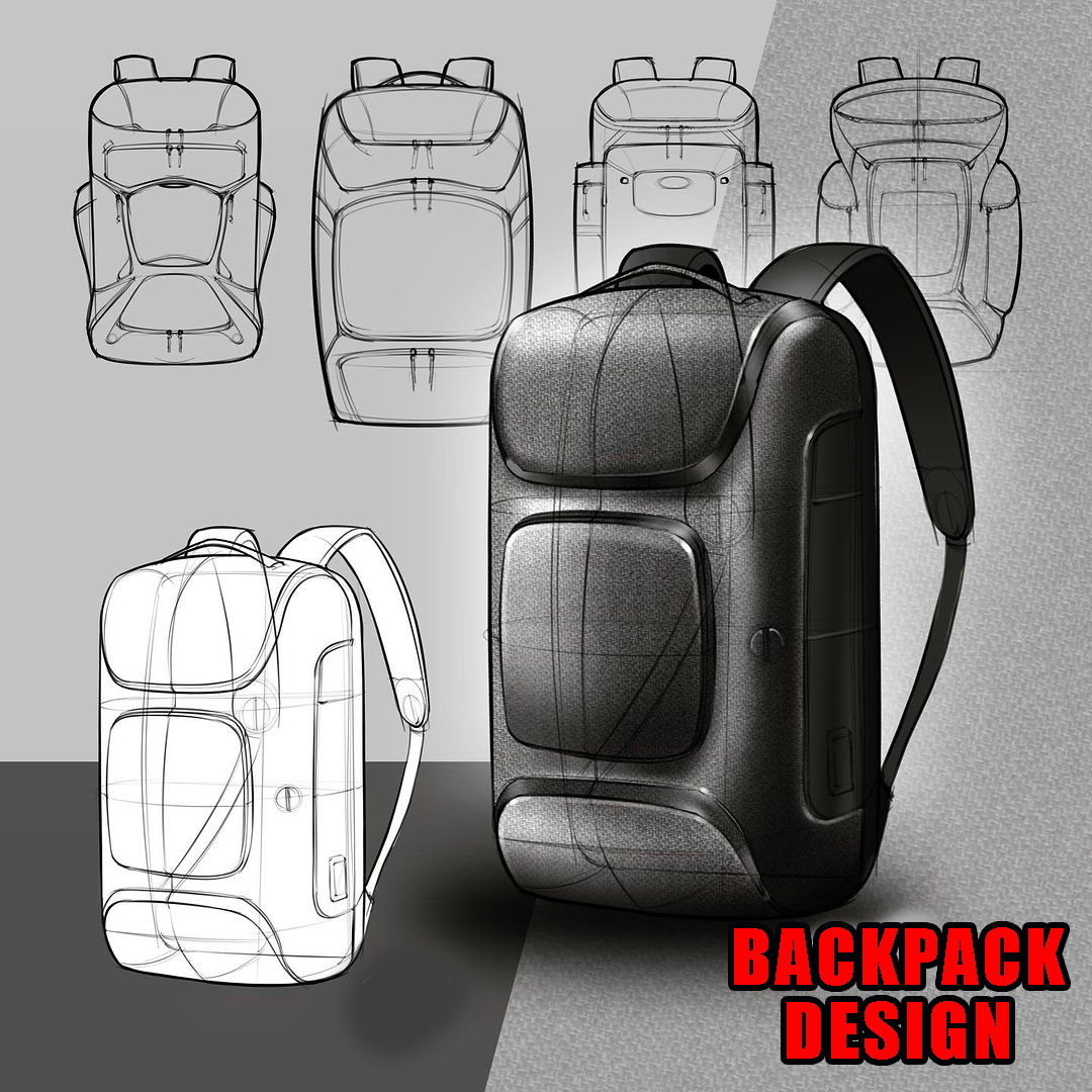 Tech Pack bag design Tote Bag fashion design technical drawing fashion flats Flat Sketch adobe illustrator