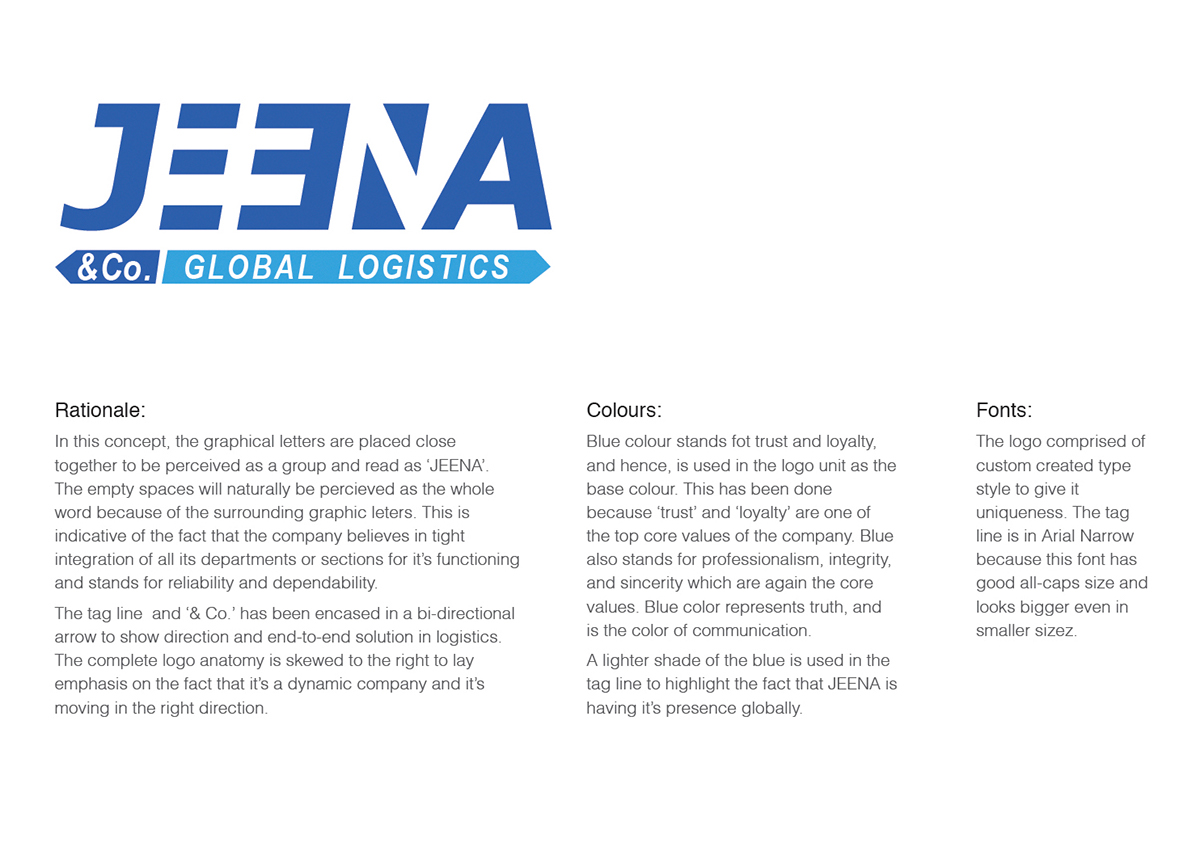 Logo Design re-branding Logistics global logistic freight