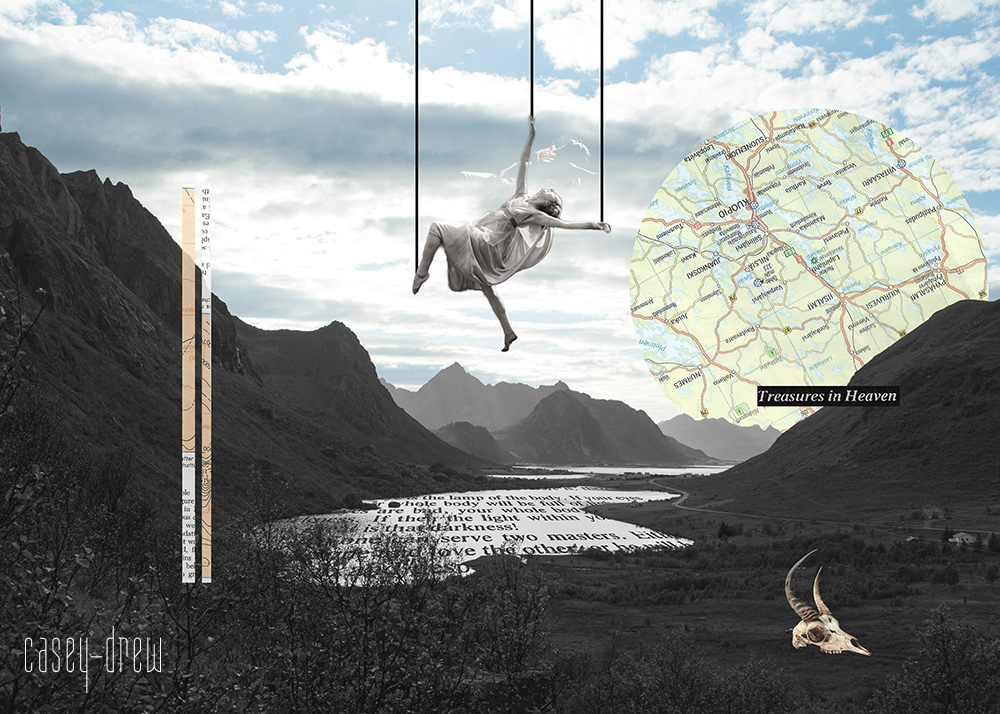 collage montage photomontage cut and paste landscape photography