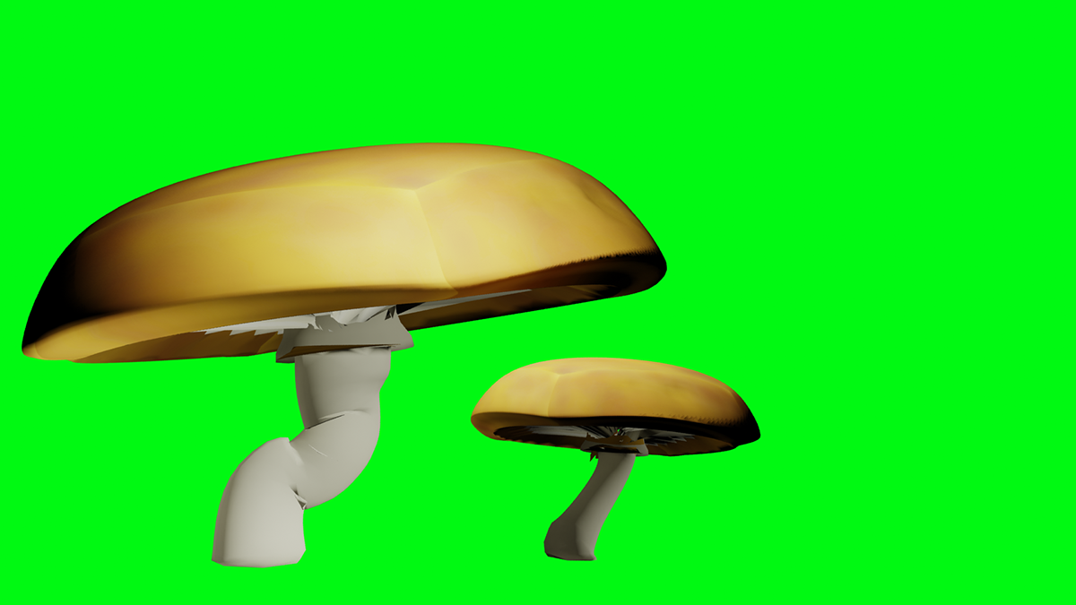 3d Models mushroom Face mask