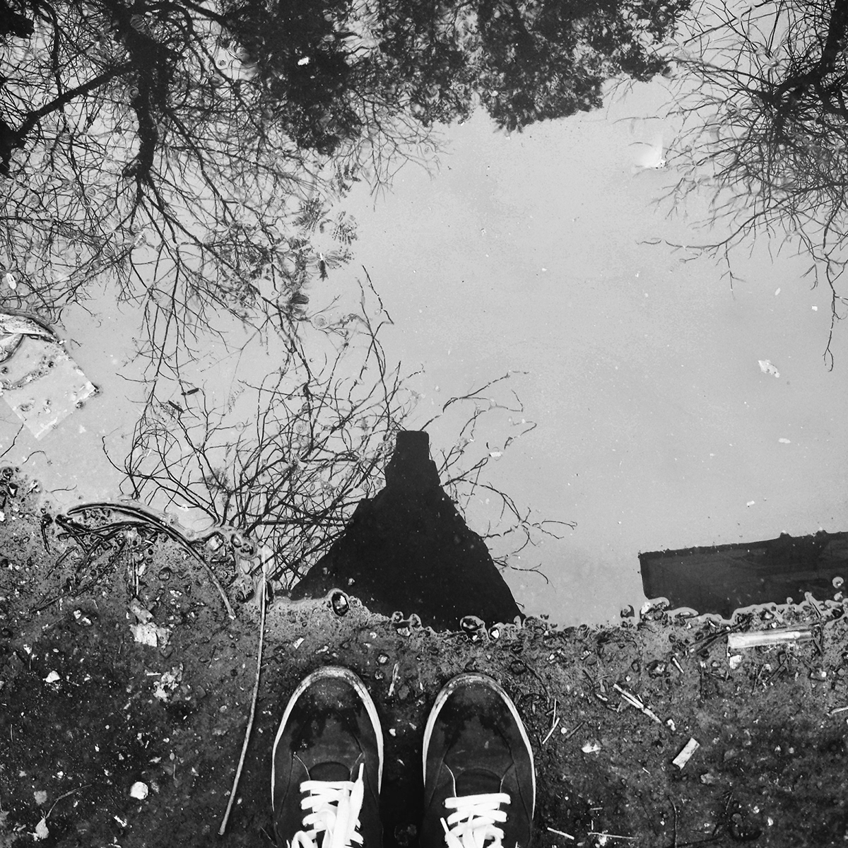 reflections water rain black and white vscocam mobile mobile only mobile photography egypt cairo b&w