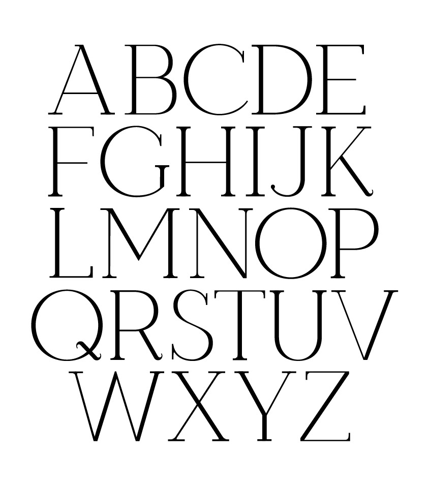 clarisse Typeface type design serif display face