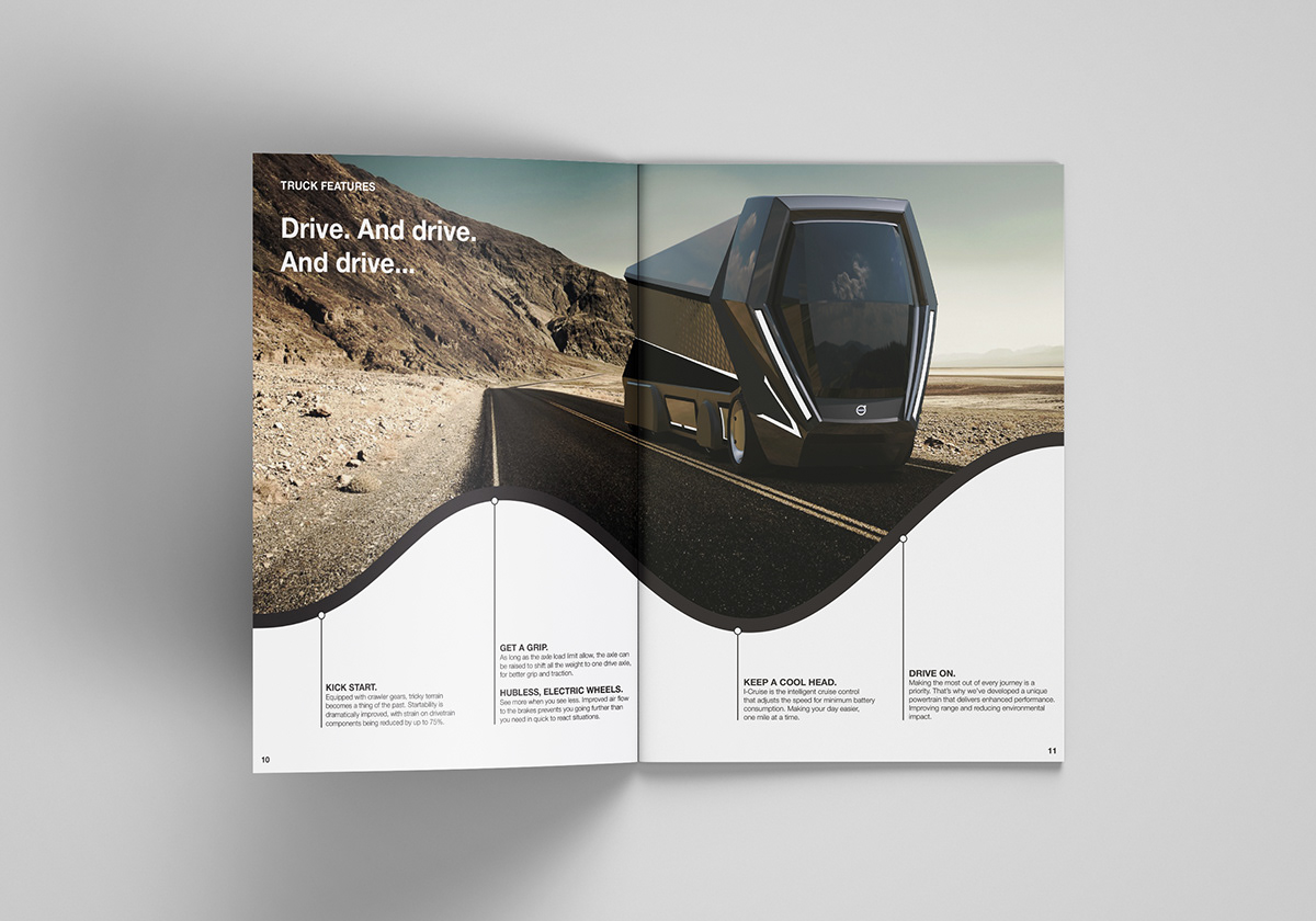 automotive   brochure graphic design  graphics industrial design  product design  transport design Volvo