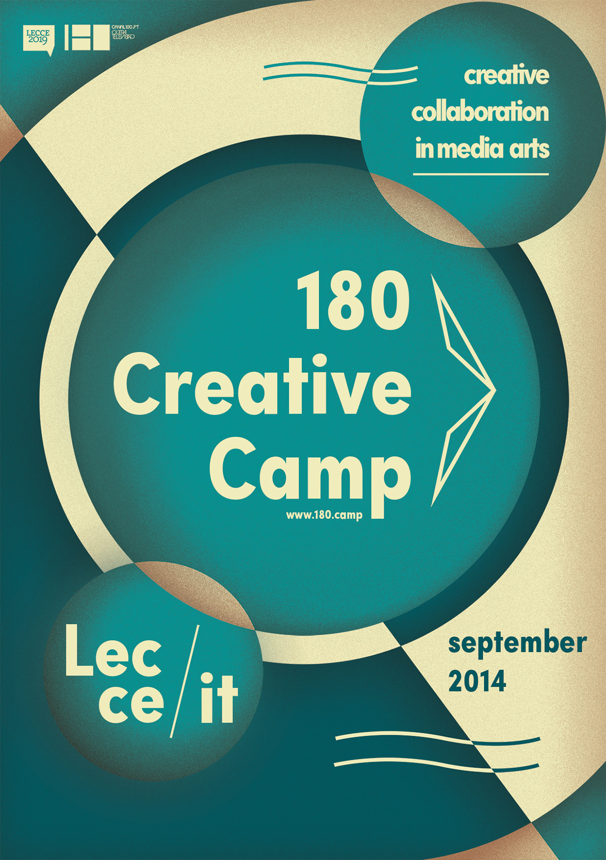 poster Creative camp canal 180 print graphic