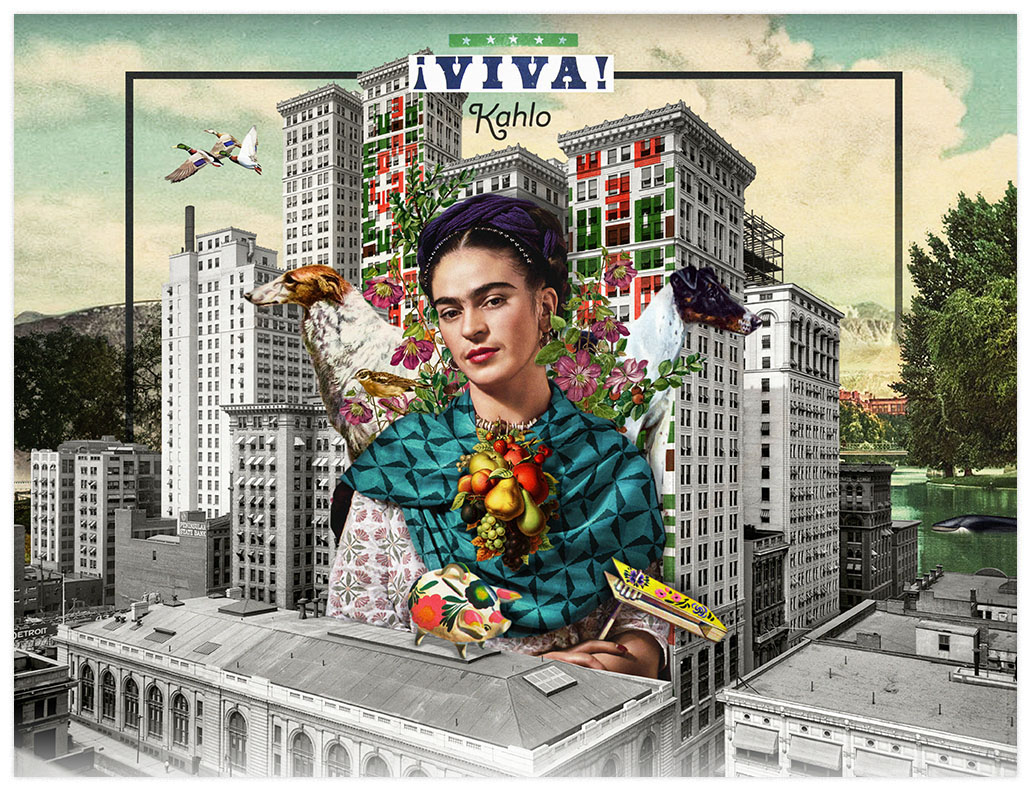 collage Digital Collage rodrigboy collagem frida Frida Kahlo