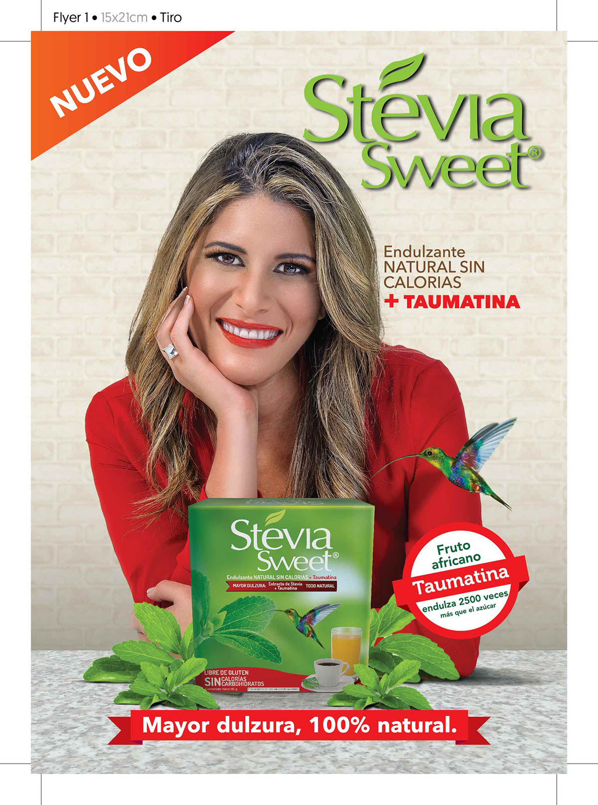 stevia taumatina natural colibri sweet azucar gaby diaz endulzante calorias sin calorias NUEVO
