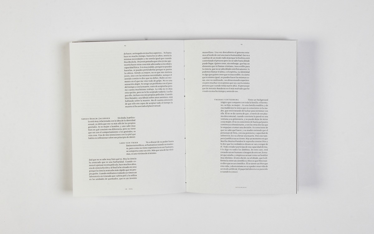 editorial typography   cinematography Vinterberg Dogma95 book Project experimental bending blackandwhite