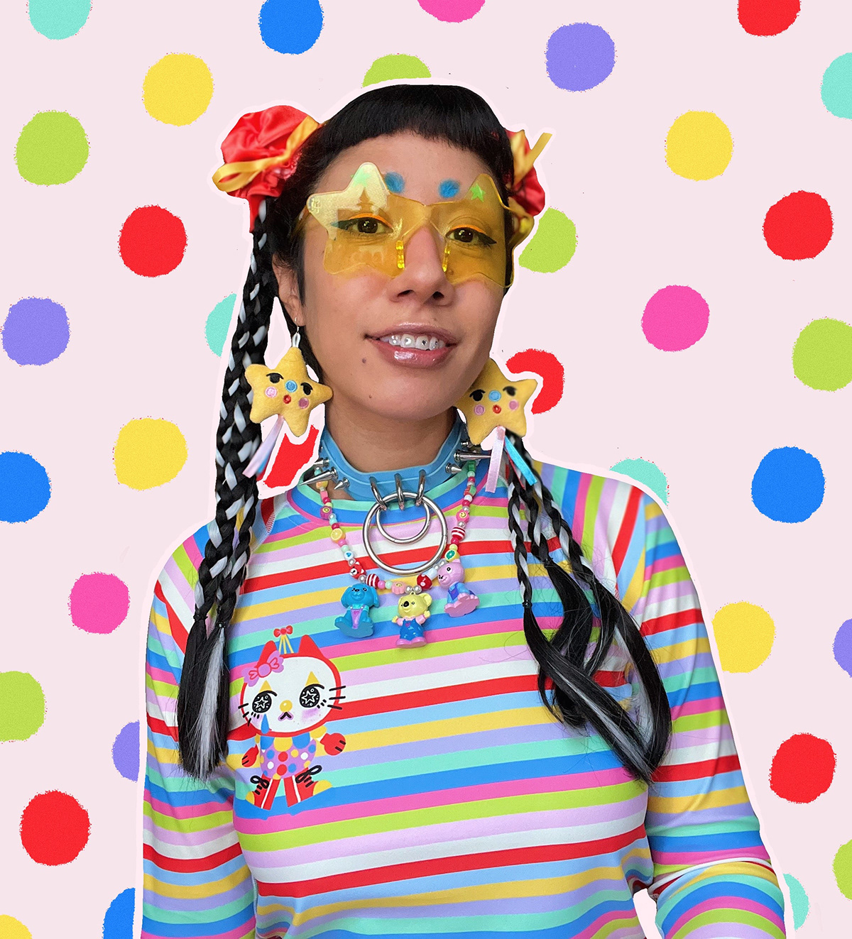 kawaii alt fashion cute CuteCore clowncore queer fashion nonbinary El Salvador