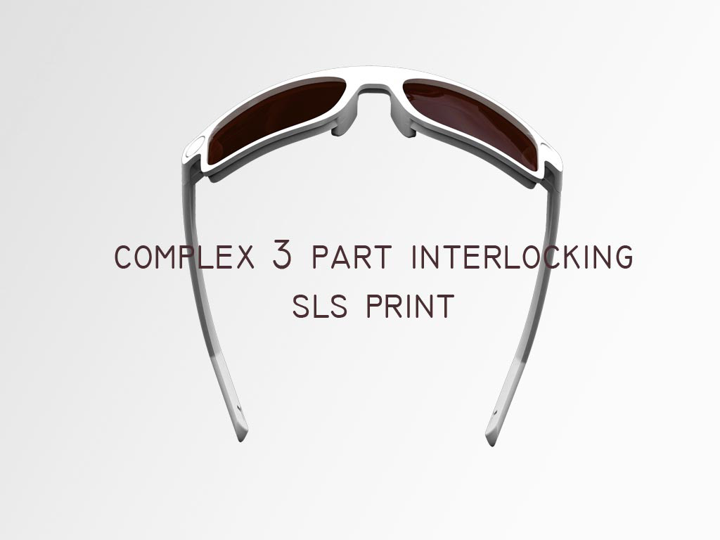 SLS  rapid prototyping nylon  glasses  b45 3d printing